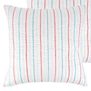 Euro Sham ‘Merry and Bright Collection’ HOLLY JOLLY by Levtex Homes 26x26”